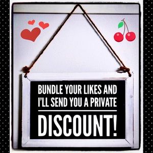 *BuNdLe* your “likes” for a PRIVATE Discount! 🛍✨